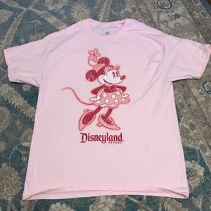 Disneyland pink Retro Minnie Mouse tee L NWOT